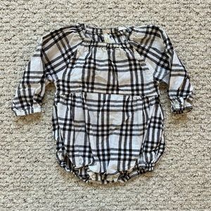 Rylee and Cru Plaid Romper